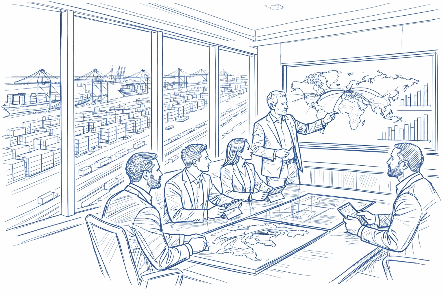 Executive trade-operations administration